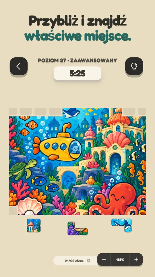 Puzzle ze Zdjęć: Klocki: Twórz puzzle ze swoich zdjęć. Układaj klocki i odkrywaj obrazy. — Powiększ zrzut ekranu 3