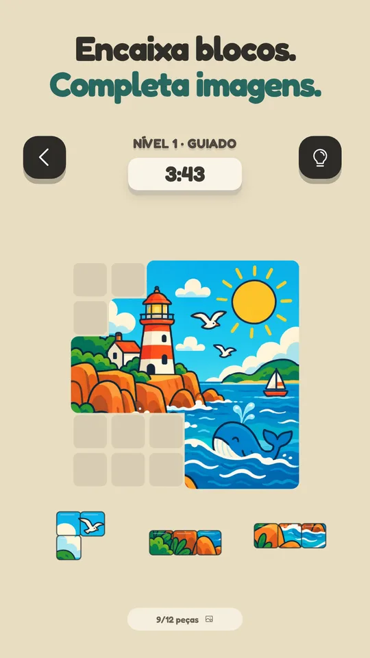 Puzzle de Fotos: Peças: Cria puzzles com as tuas fotos. Encaixa blocos e revela imagens. — Ampliar imagem 2